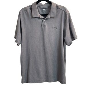 Tommy Bahama Gray Polo Shirt Size Men’s Large/G - Cotton Blend